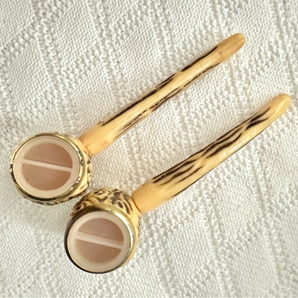 🔵 “Corncob Pipe" Salt & Pepper Shakers From Idlewild Park in Pennsylvania - Picture 7 of 9